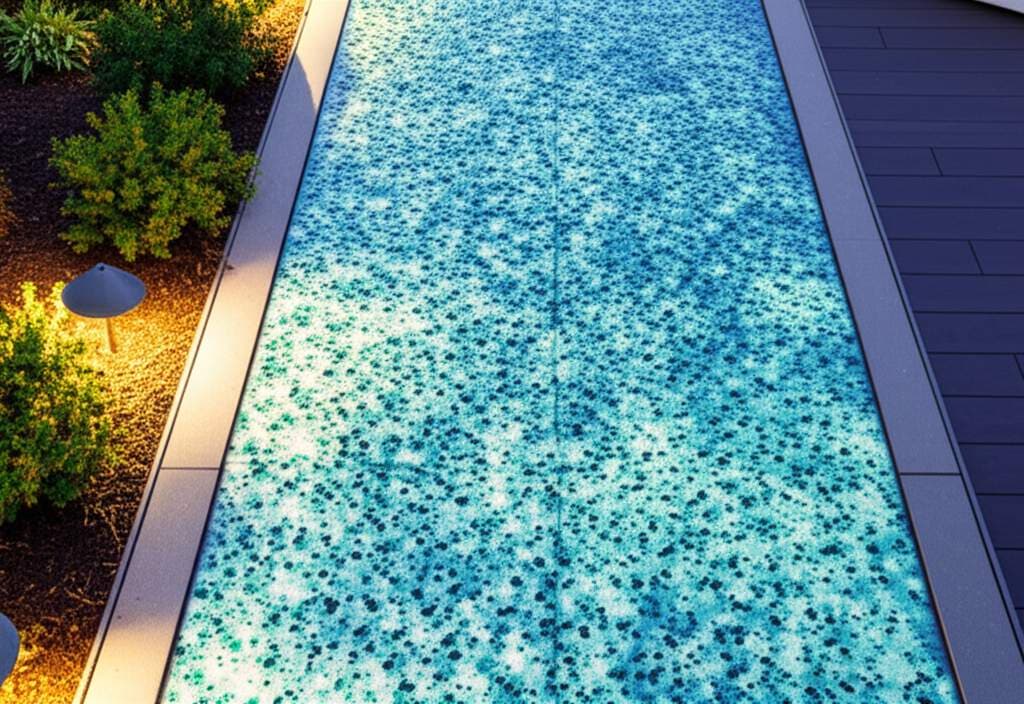 Featured image for Recycled Glass Walkways Create Shimmer and Safety