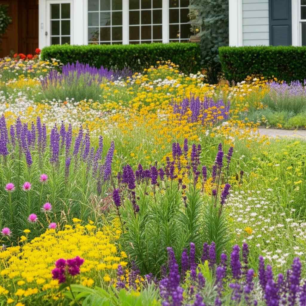 Featured image for Micro Meadows Cut Yard Work by 50% While Boosting Wildlife