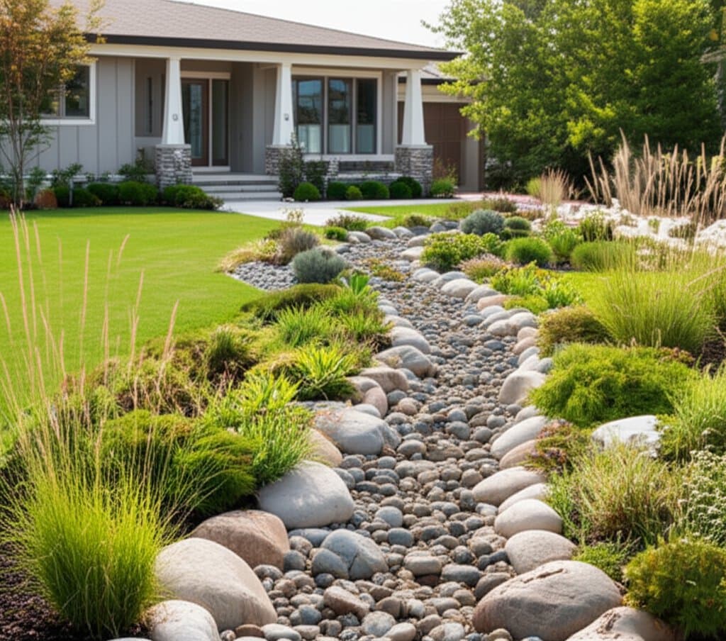 Featured image for Bioswales: Beautiful Drainage That Filters Runoff