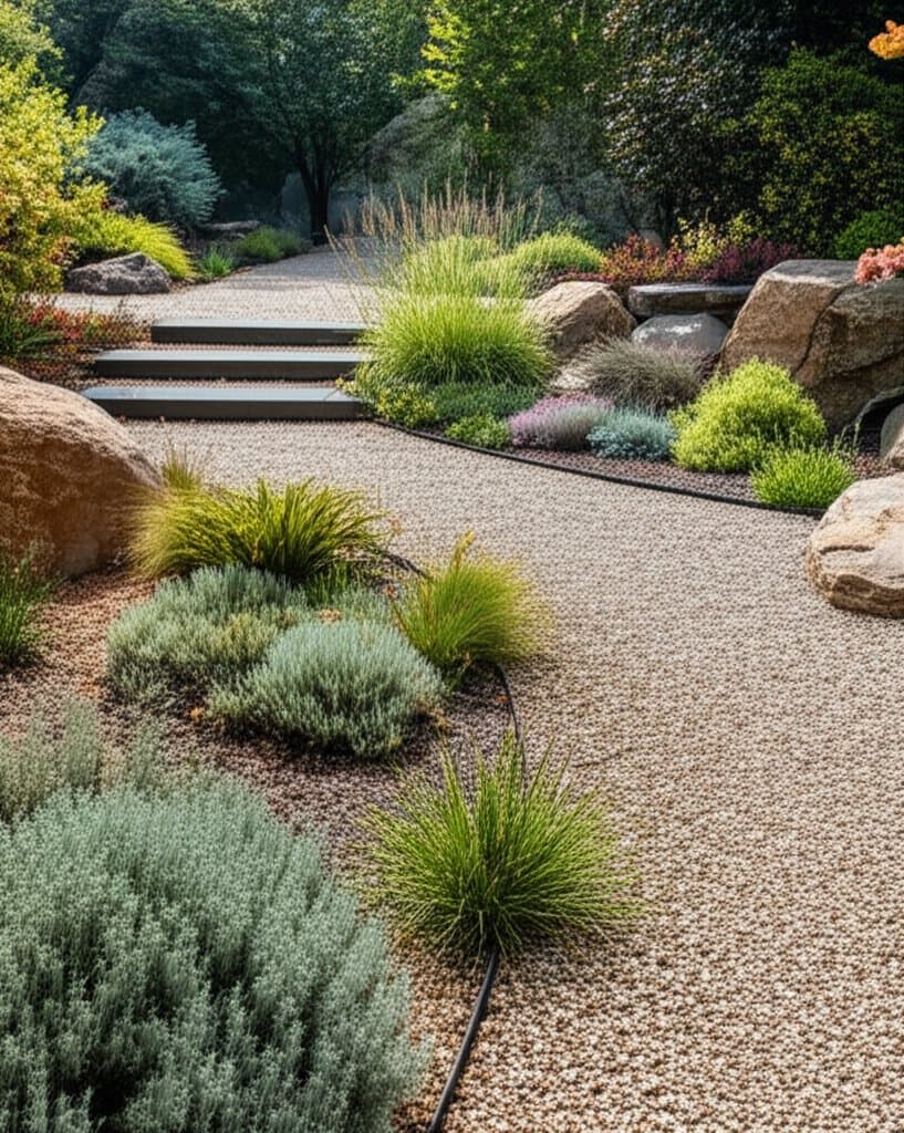 Featured image for Gravel Gardens Cut Water Use While Boosting Curb Appeal