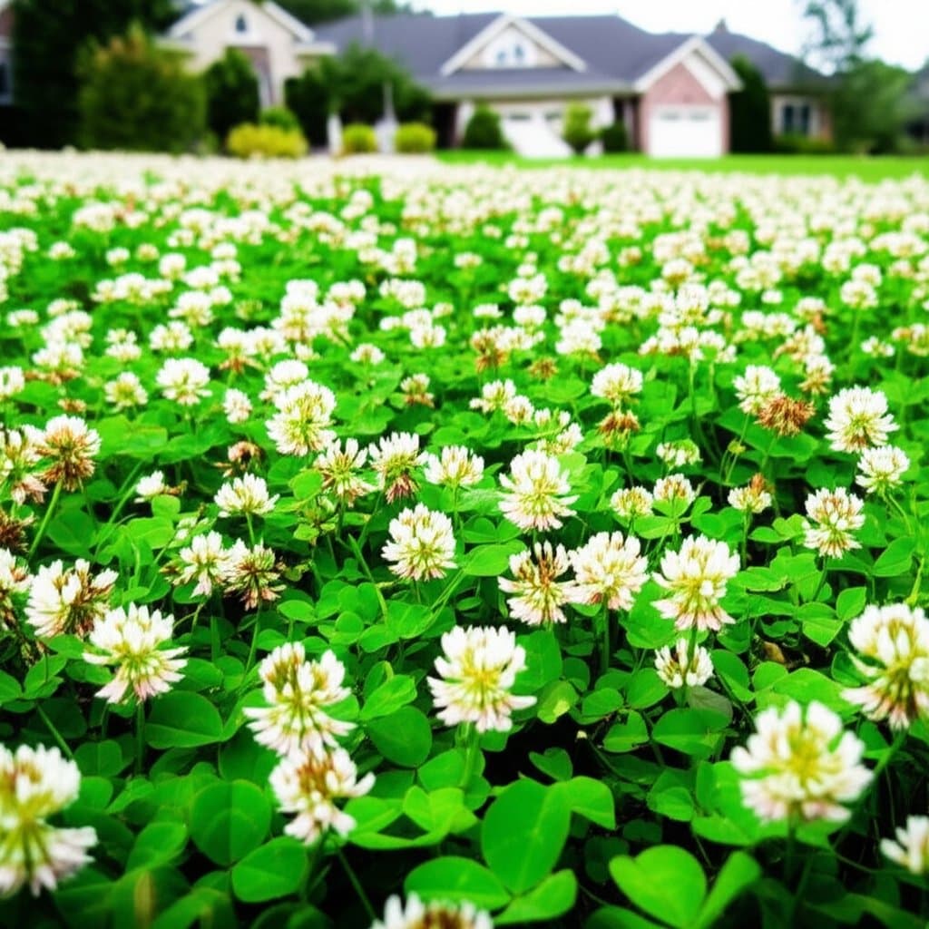 Featured image for Clover Lawns Need 75% Less Water Than Traditional Grass