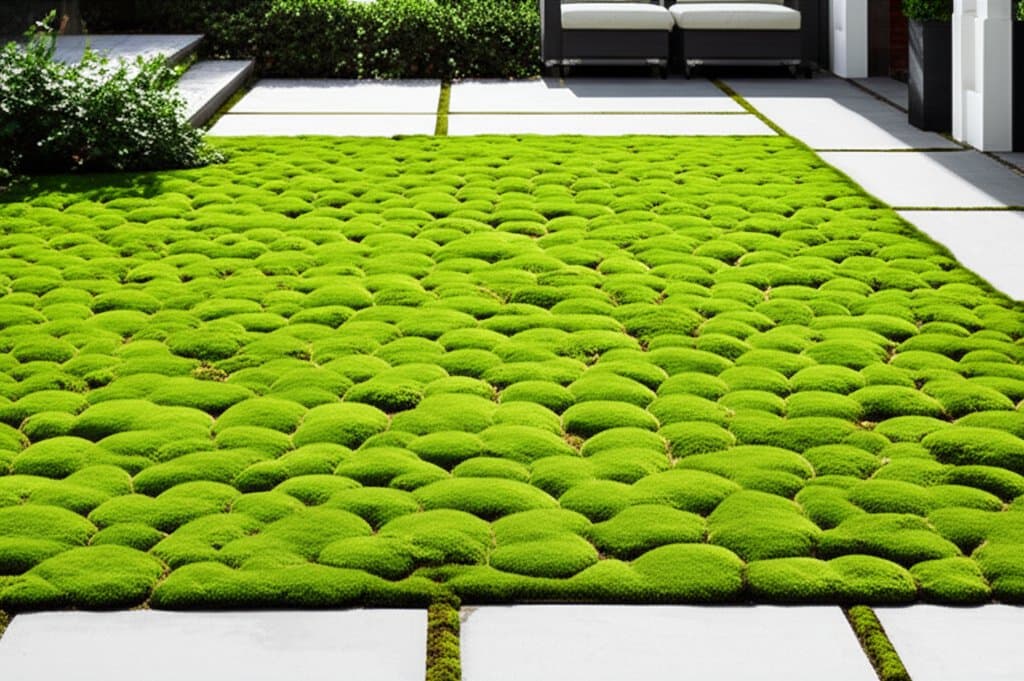 Featured image for Moss Lawns Cut Mowing and Thrive in Shade