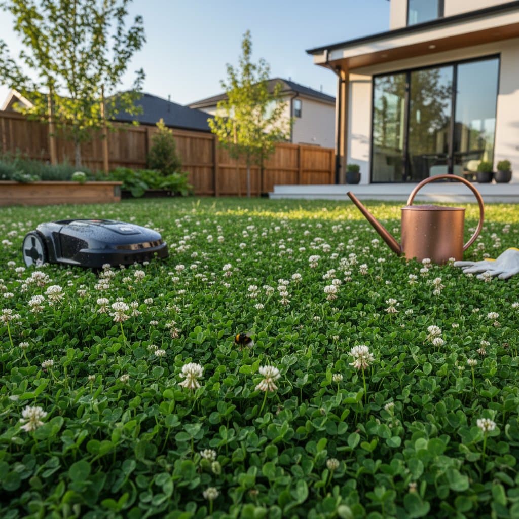 Featured image for Why Clover Lawns Need Less Work Than Grass