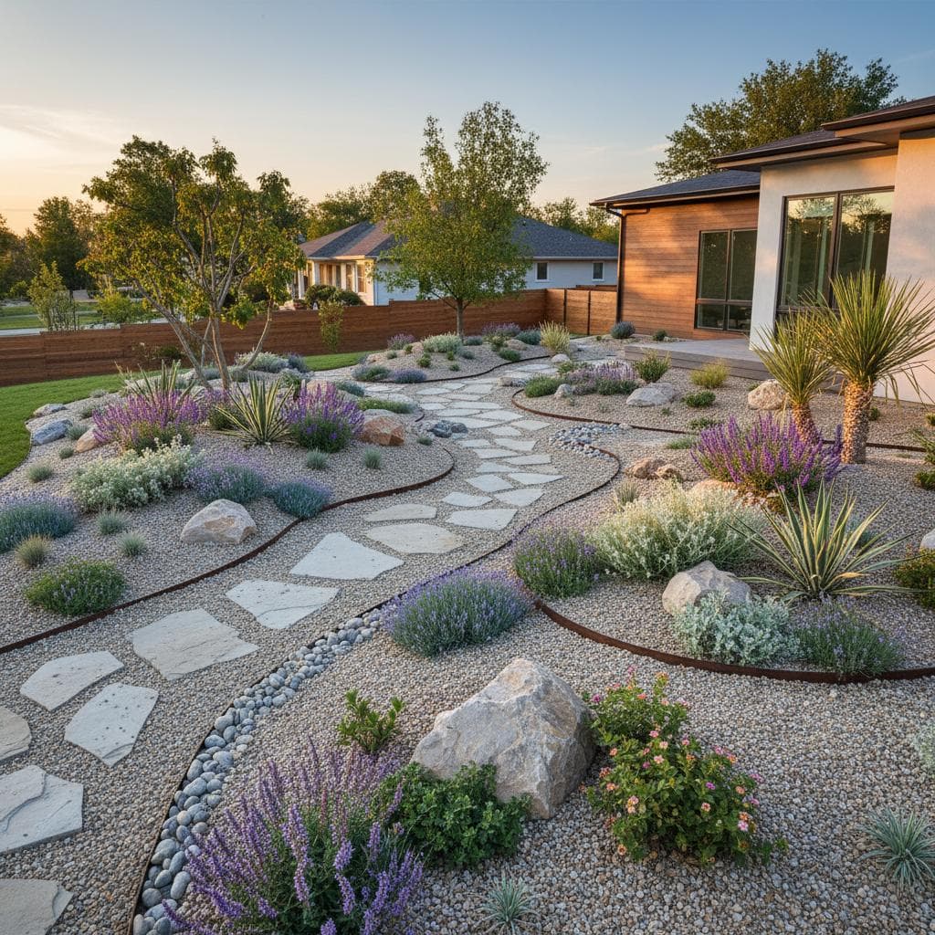 Featured image for Gravel Gardens Replace Lawns in Drought-Prone Yards