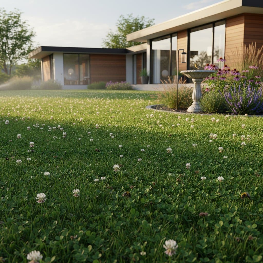 Featured image for Why Clover Lawns Stay Green Without the Work