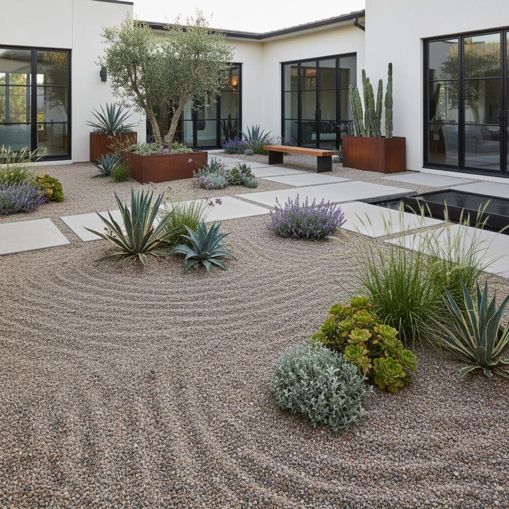 Featured image for Why Gravel Gardens Are Exploding in Courtyards