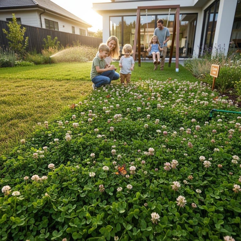 Featured image for Why Clover Lawns Need Less Water and Work Than Grass