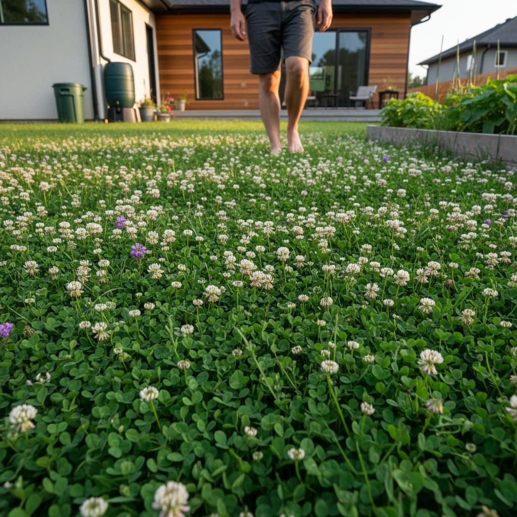Featured image for Why Clover Lawns Outperform Traditional Grass