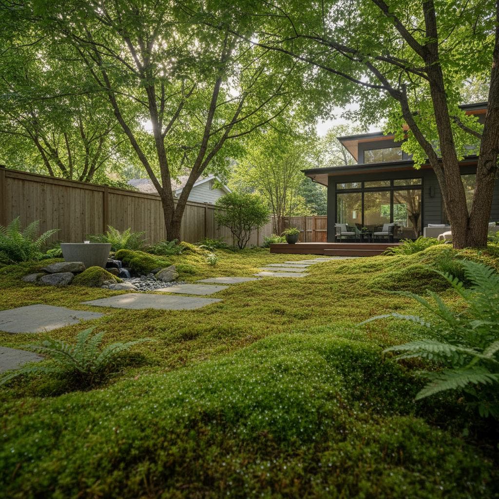 Featured image for Moss Lawns Thrive Where Grass Fails in Shade