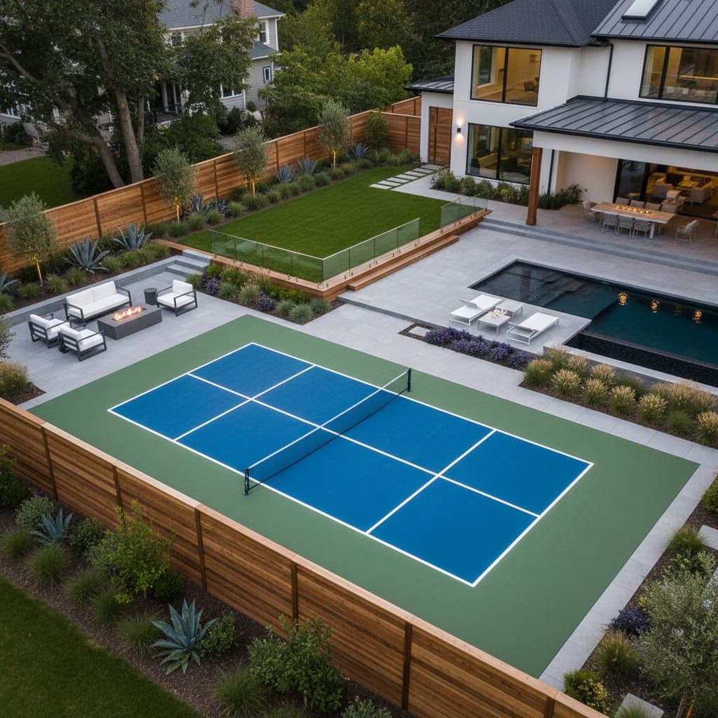 Featured image for Pickleball Courts Add Value to Modern Backyards