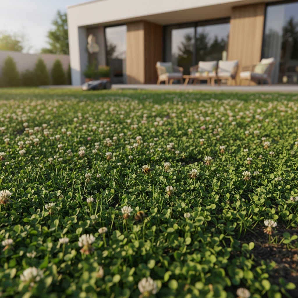 Featured image for Why Clover Lawns Cut Maintenance and Boost Pollinators