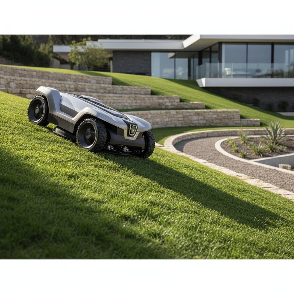 Featured image for Smart Robotic Mowers Now Handle Steep Slopes Safely
