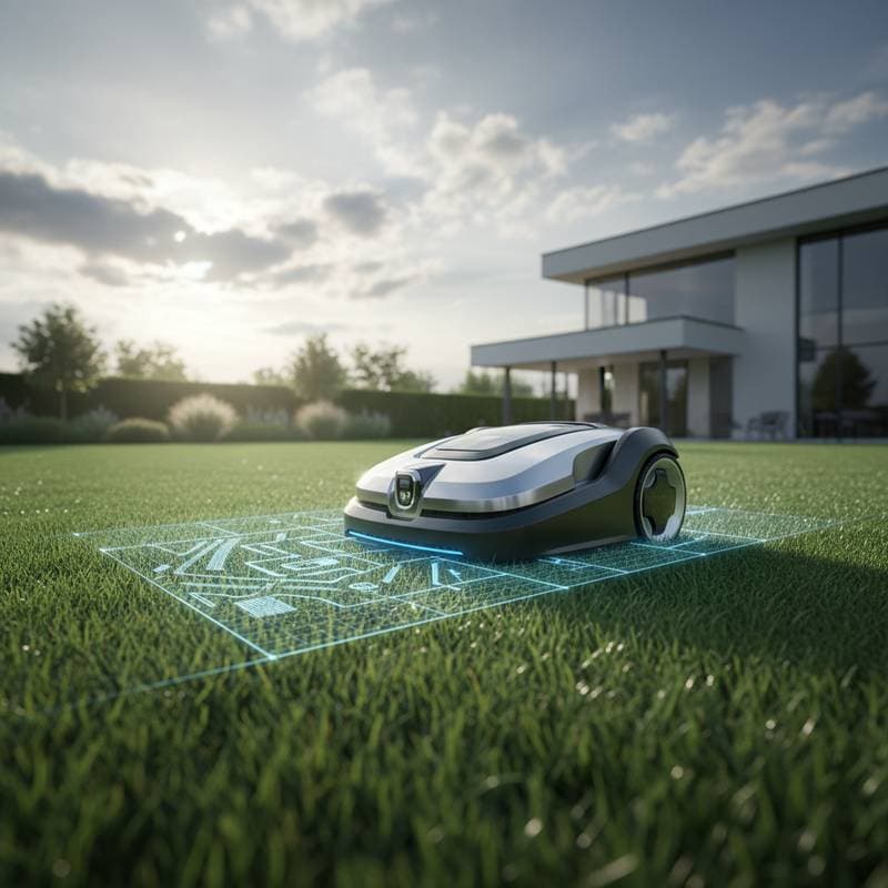 Featured image for Smart AI Mowers Learn Your Yard and Cut Themselves