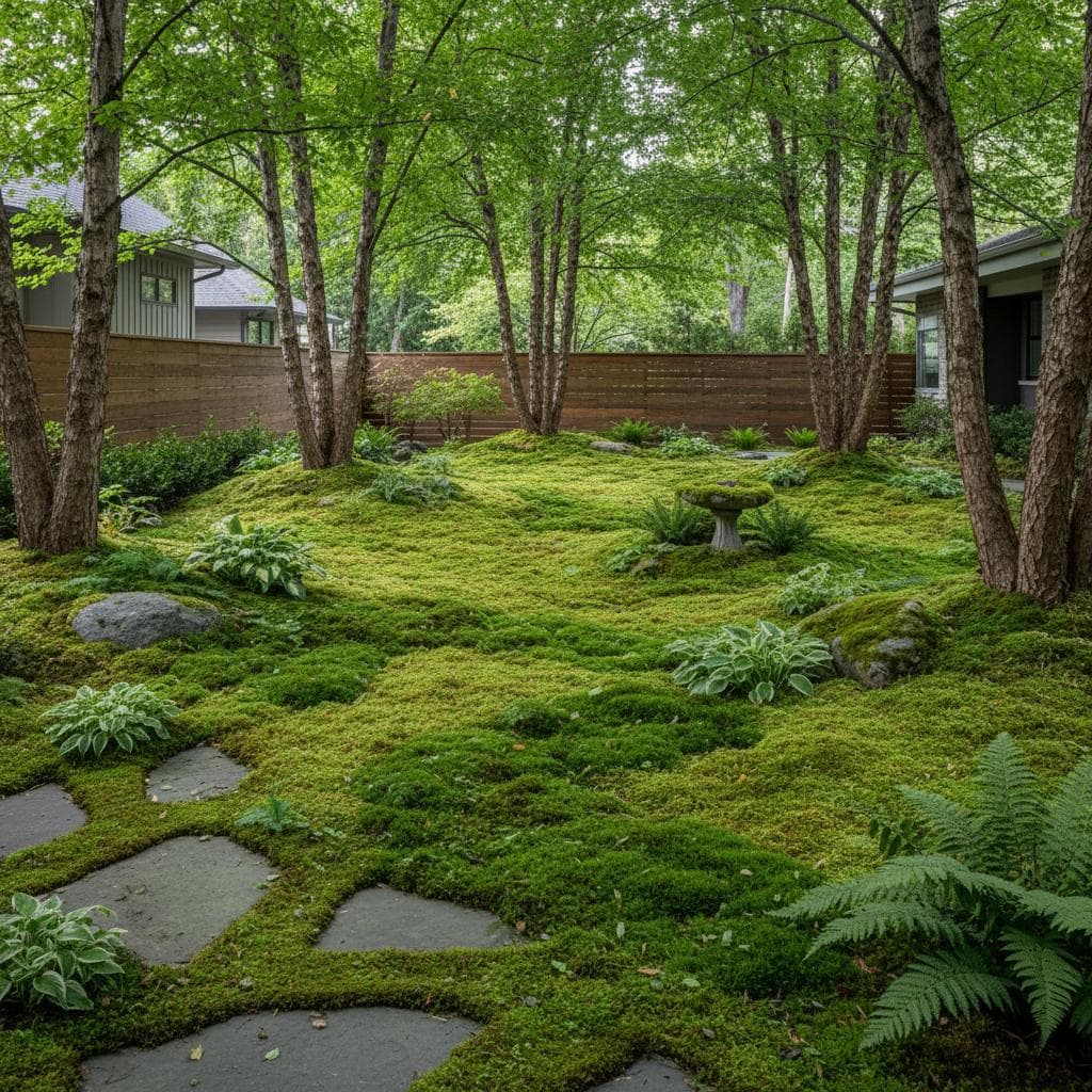 Featured image for Why Moss Lawns Thrive Where Grass Fails in Shade