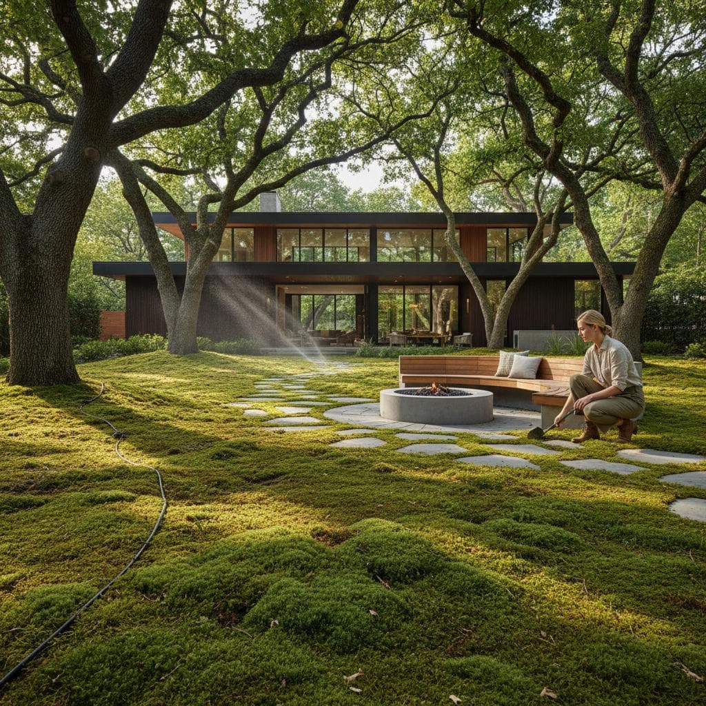 Featured image for Why Moss Lawns Are Replacing Grass in Shaded Yards