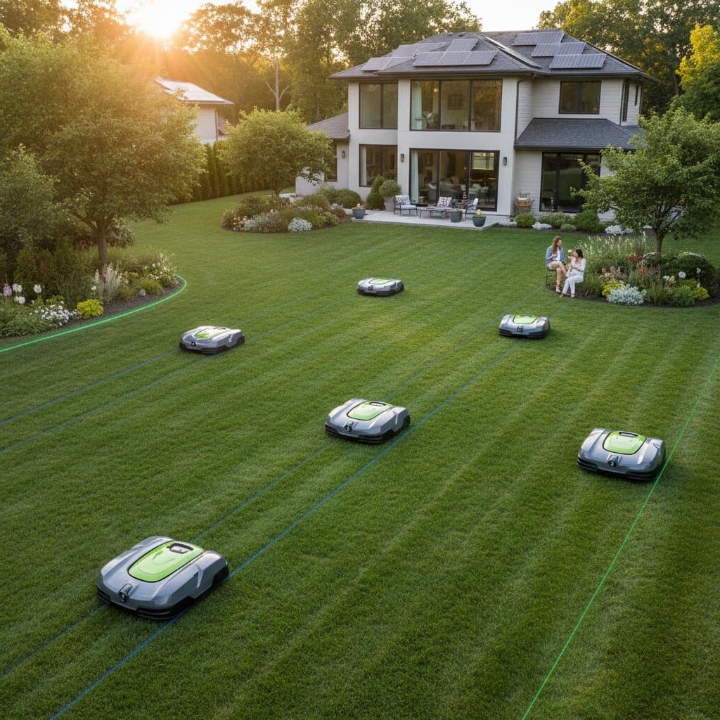 Featured image for Robotic Mowers Cut Time While Greening Your Lawn