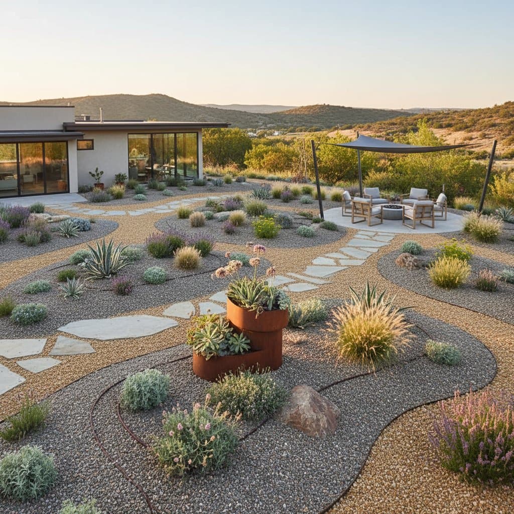 Featured image for Gravel Gardens Replace Lawns in Drought-Prone Yards