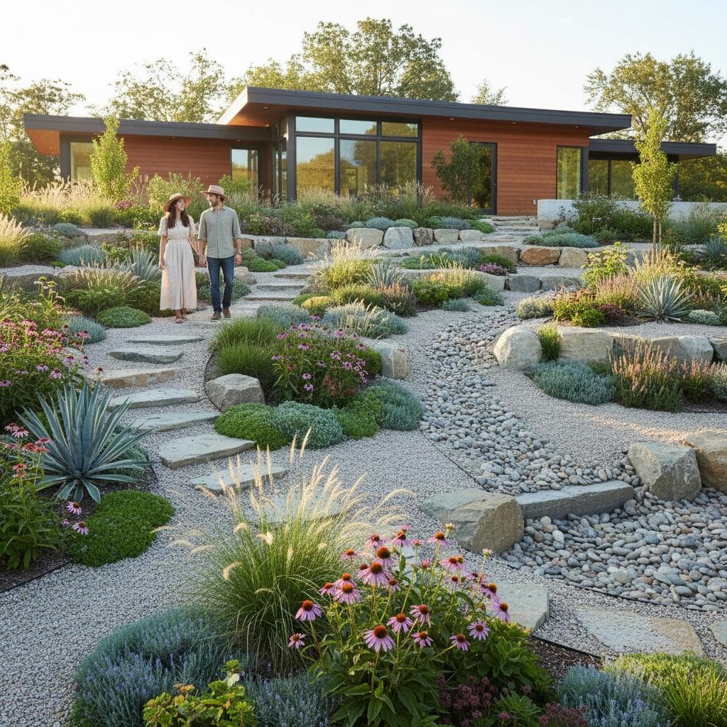 Featured image for Gravel Gardens Cut Water Bills While Solving Slopes