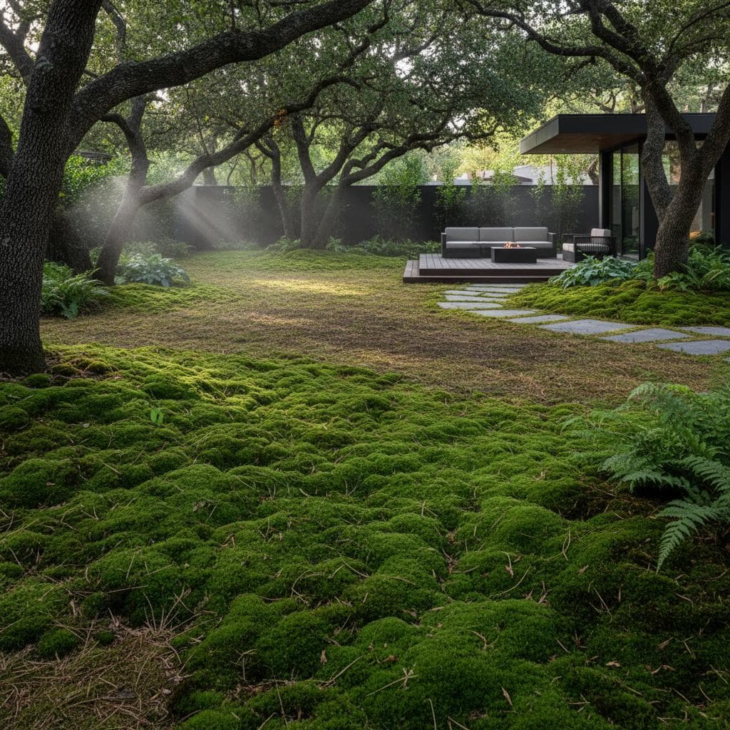 Featured image for Moss Lawns Thrive Where Grass Struggles and Quits
