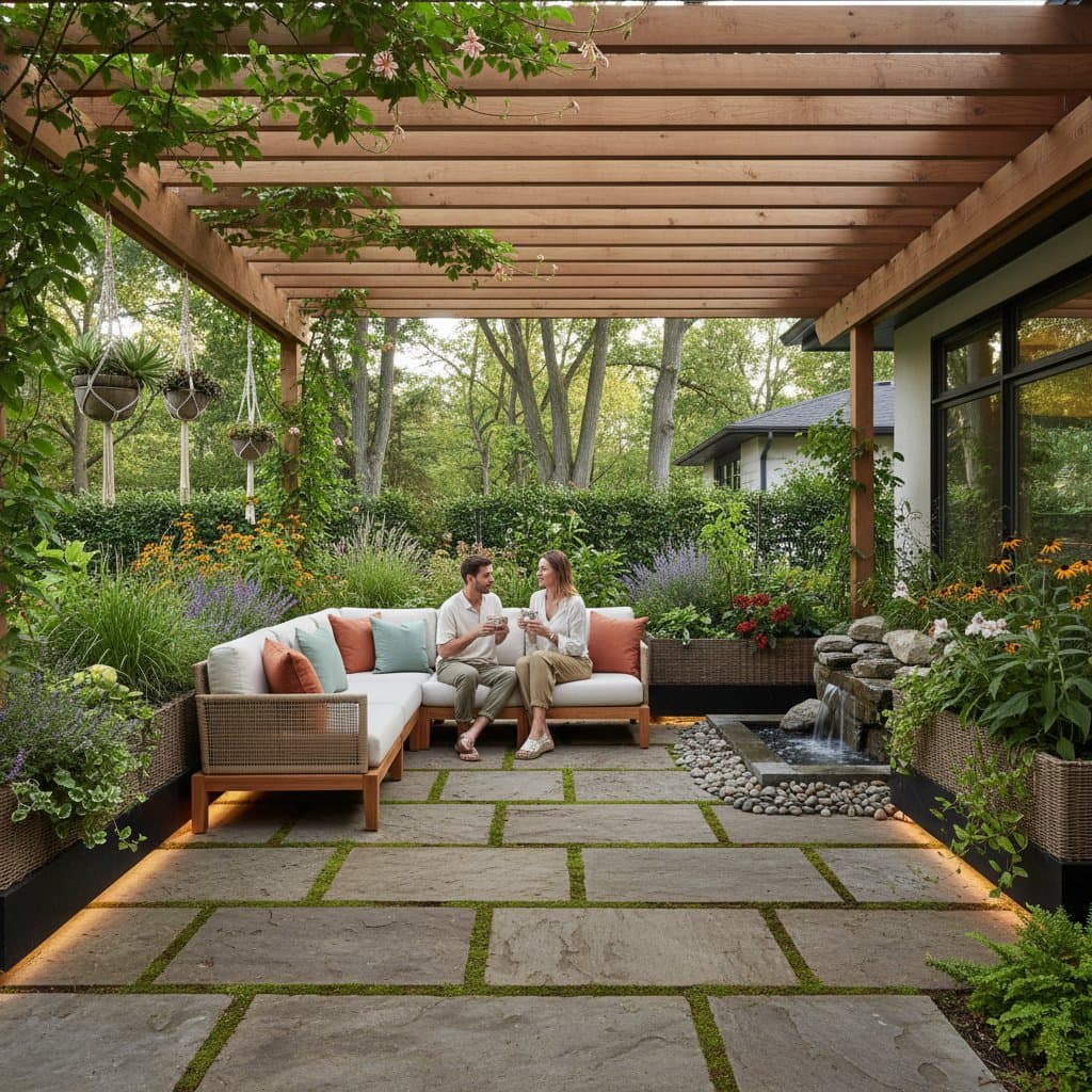 Image for Biophilic Patios Cut Stress 60% With Natural Design