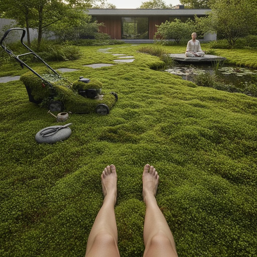 Featured image for Why Moss Lawns Cut Maintenance by 90% Over Turf