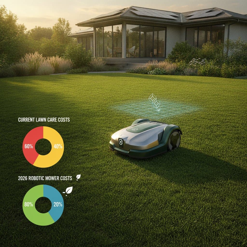 Image for GPS Robotic Mowers Cut Lawn Costs 60% by 2026