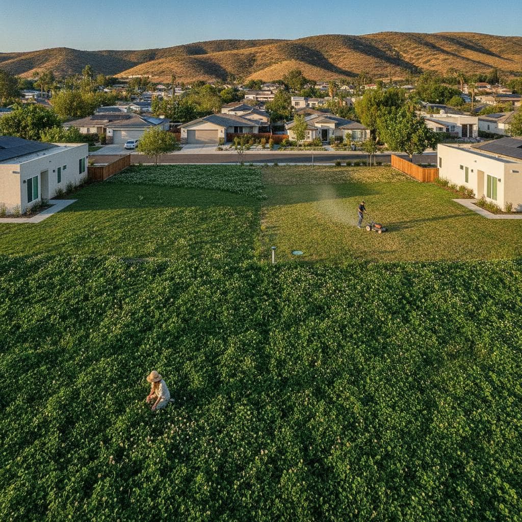 Featured image for Why Half of California Chose Clover Over Grass Lawns