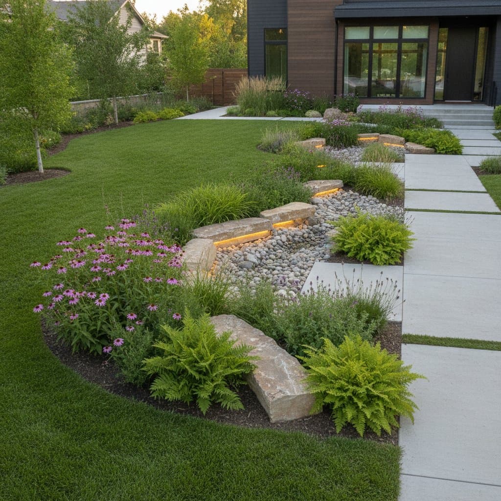 Featured image for Mandated Bioswales Transform Into Beautiful Borders